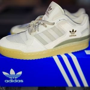adidas Originals Forum Low CL Grey Ivory Unisex HQ7096 10